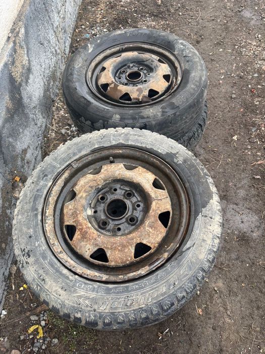 Диски с покрышками ауди 80