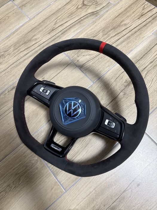 Volan Nou VW Alcantara R GTI GTD Golf 5 6 7 Passat CC B6 B7 B8 Arteon