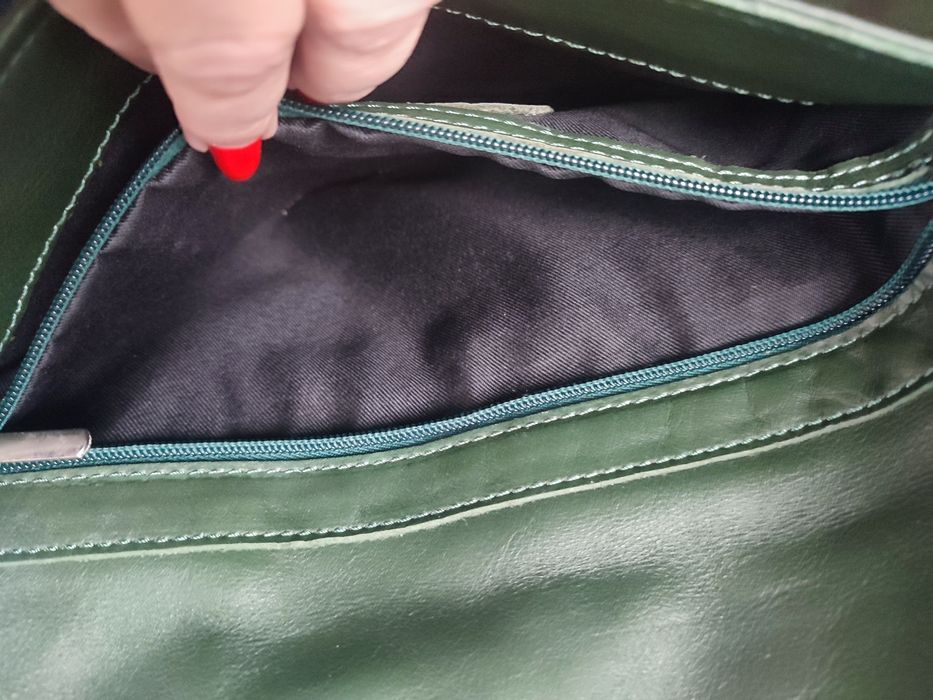 Poseta dama cu broderie