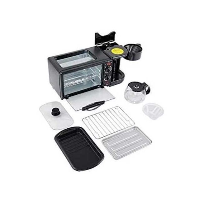 MIC DEJUN în 10 MIN: CAFEA + TOAST + GRILL! 3-în-1 Morning Station NOU