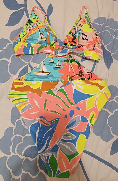 Maaji цял бански, двулицев - L