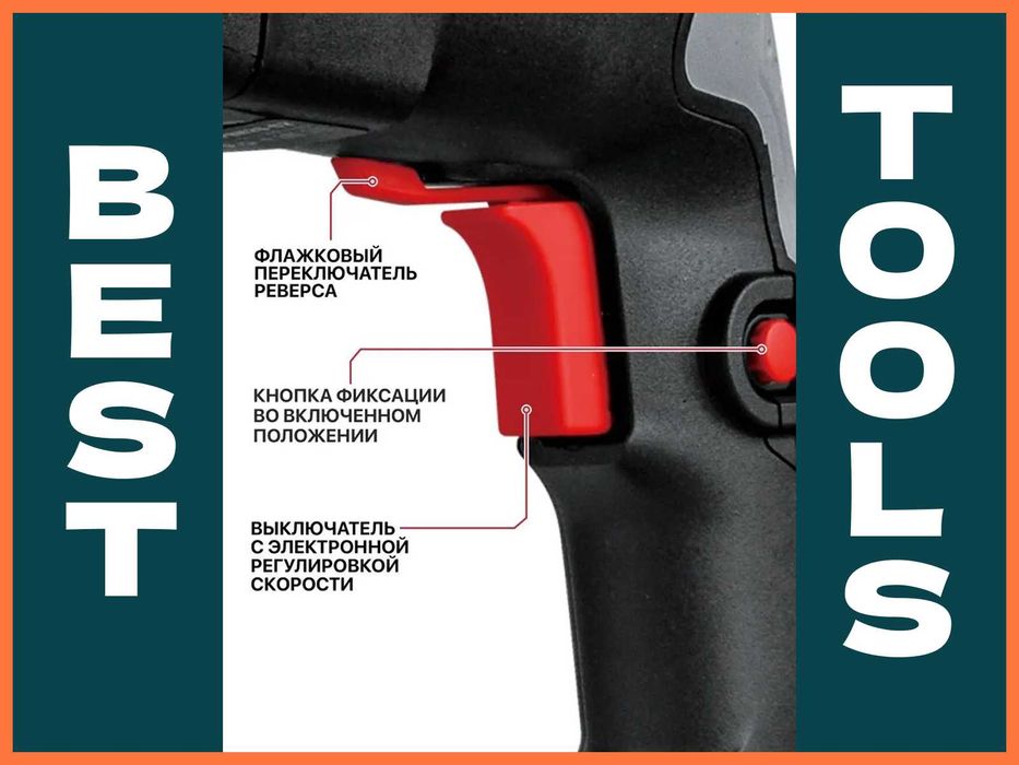 Оригинал Перфоратор электрический P.I.T. PBH26-C5 в кейсе, 1000Вт.