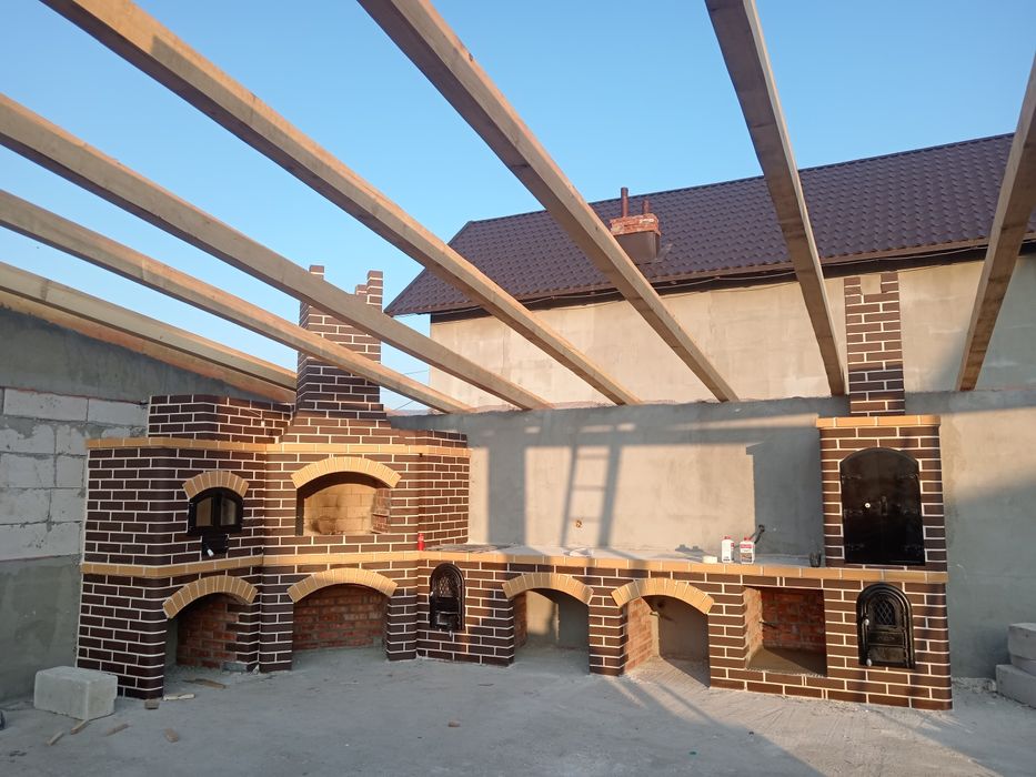 Grătar din cărămidă aparentă