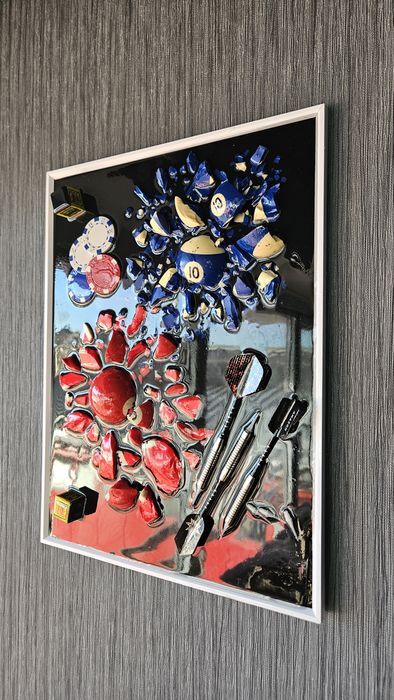 Картина с епоксидна смола – ръчна изработка, арт подарък