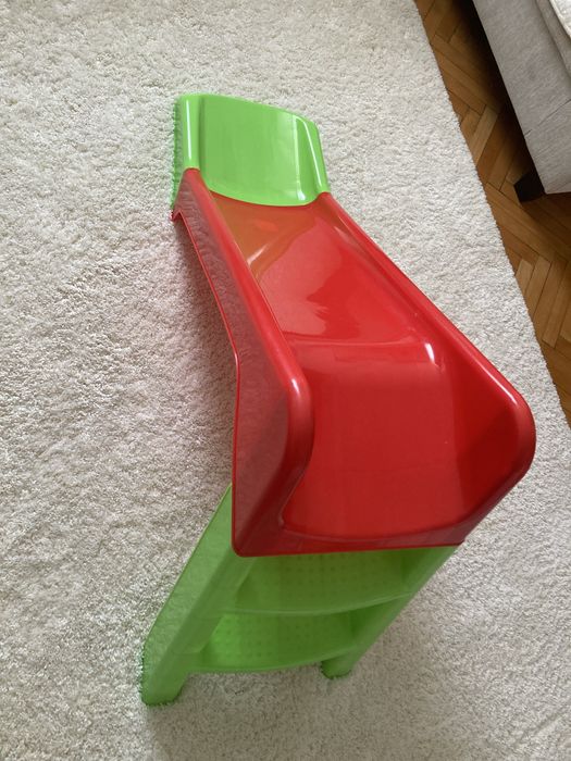 Tobogan verde-rosu 140 centimetrii