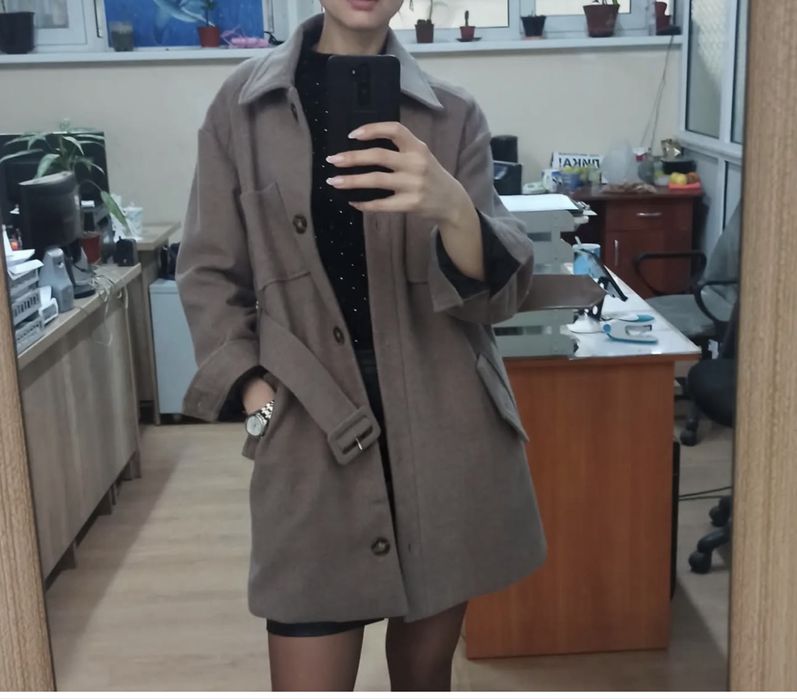 Пальто рубашка на осень