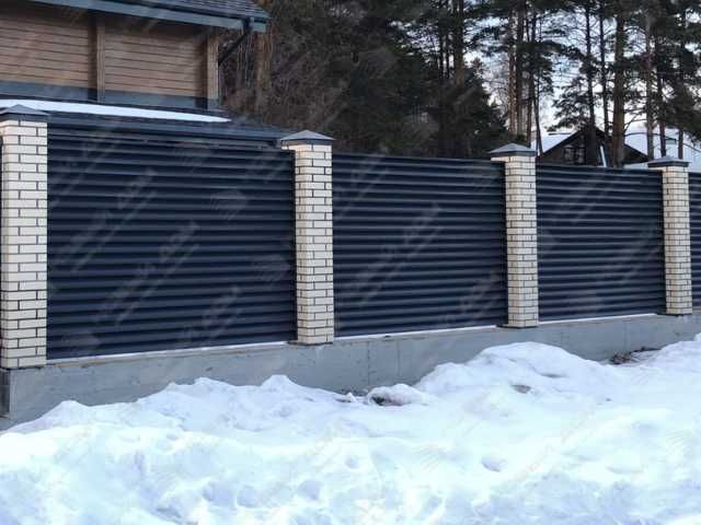 Забор жалюзи еврозабор