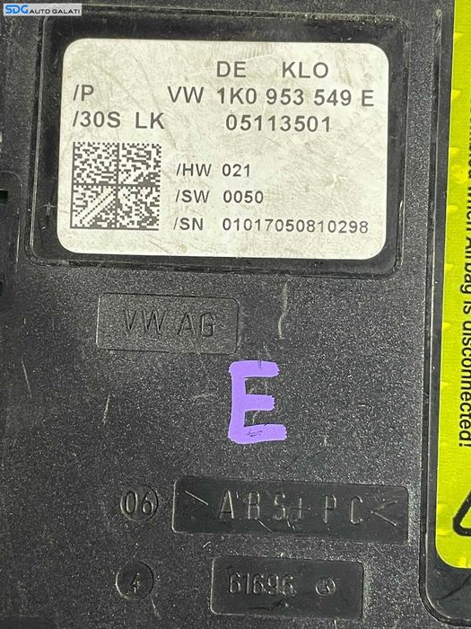Calculator Modul Coloana Volan Volkswagen Jetta 3 MK3 2005 - 2011 Cod 1K0953549E [L5035]