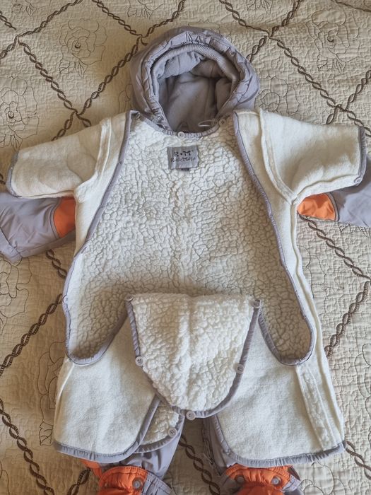 Комбинезон трансформер на овчине