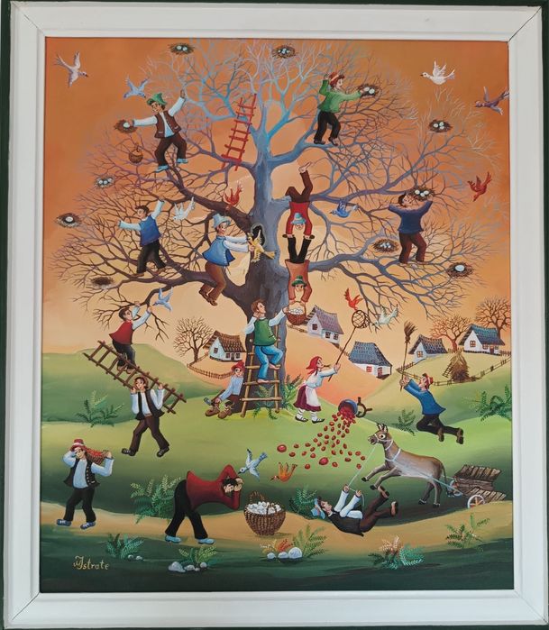 Tablou arta naiva Maricela Istrate