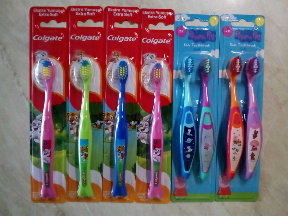 Нови електрически четки за зъби Dr.Fresh Medium,Colgate и Peppa Pig