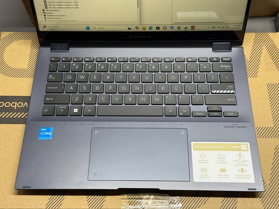 Asus Vivobook x360 sensorligi