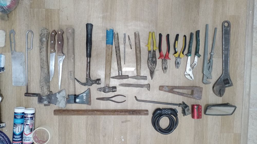 Остатки от ремонта, инструменты