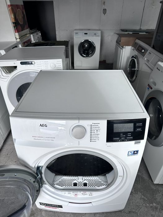 Сушилня +гаранция. AEG ТЕРМОПОМПА Клас А8кг. Безплатна доставка София