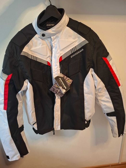 Geacă moto Zyxformis – cu armură, pentru bărbați – mărimea M-L