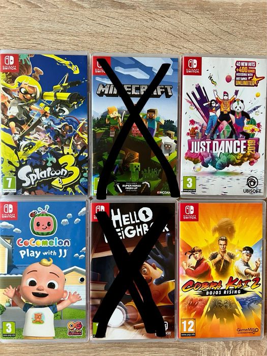 Игри за Nintendo Switch- Minecraft, Mario, Animal crossing и др