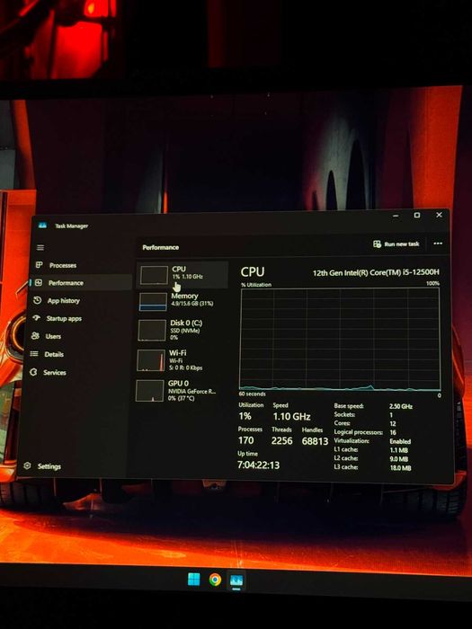 Laptop ASUS TUF F17, stare excelenta