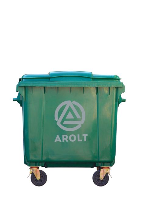 Пластиковый мусорный бак