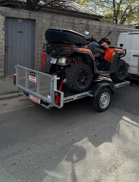 Inchiriez/transport remorca 70  ron pentru marfa-moto-platforma atv
