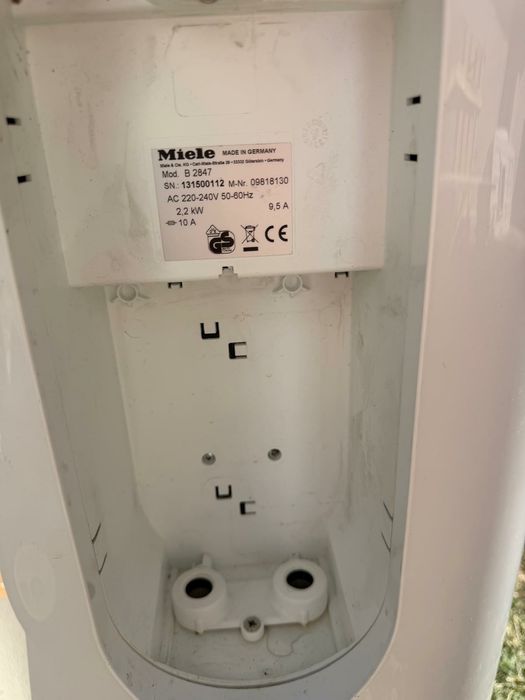 Mese de calcat Miele Defecte