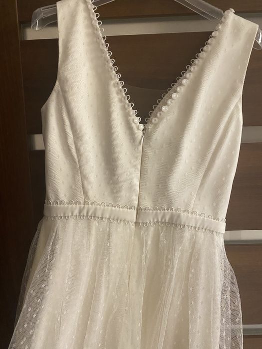 Rochie perfecta pentru botez sau cununie civilă. marime 38