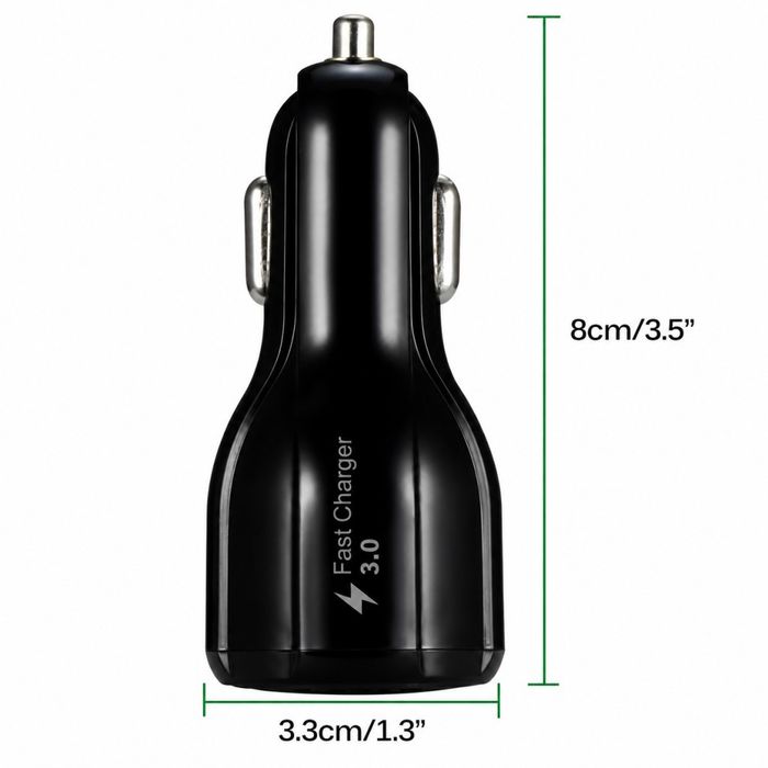 Автомобилно зарядно Quick Charge 3.0 с 2 USB порта – бързо и едновременно зареждане на две устройства
