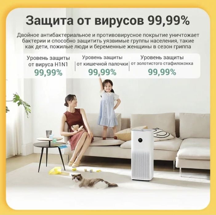 Акция - Xiaomi Smart Air Purifier 4 Pro Global