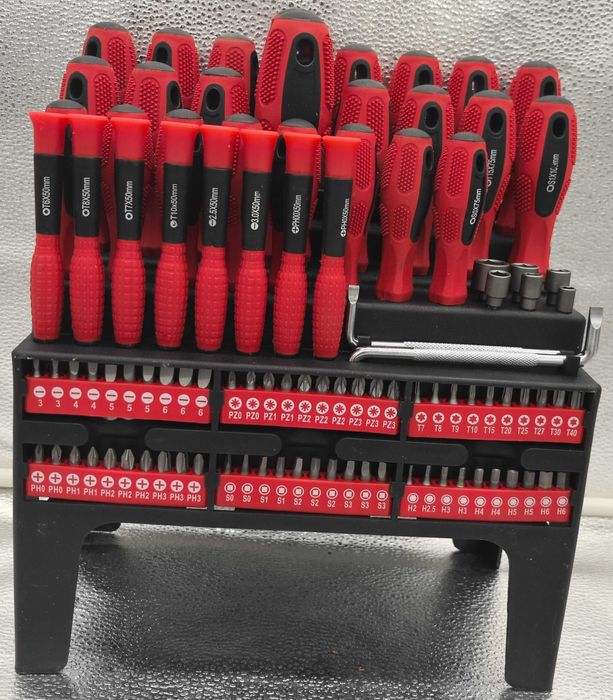 Set Profesional 100 Piese Surubelnite si Biti Kraft&Dele