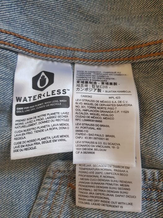 Geaca Levi's Levis blugi primavara toamna albastra noua cu eticheta