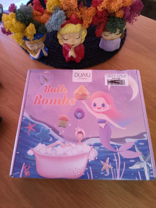 Коледен подарък: DUAIU бомбички за вана, комплект от 10 броя
