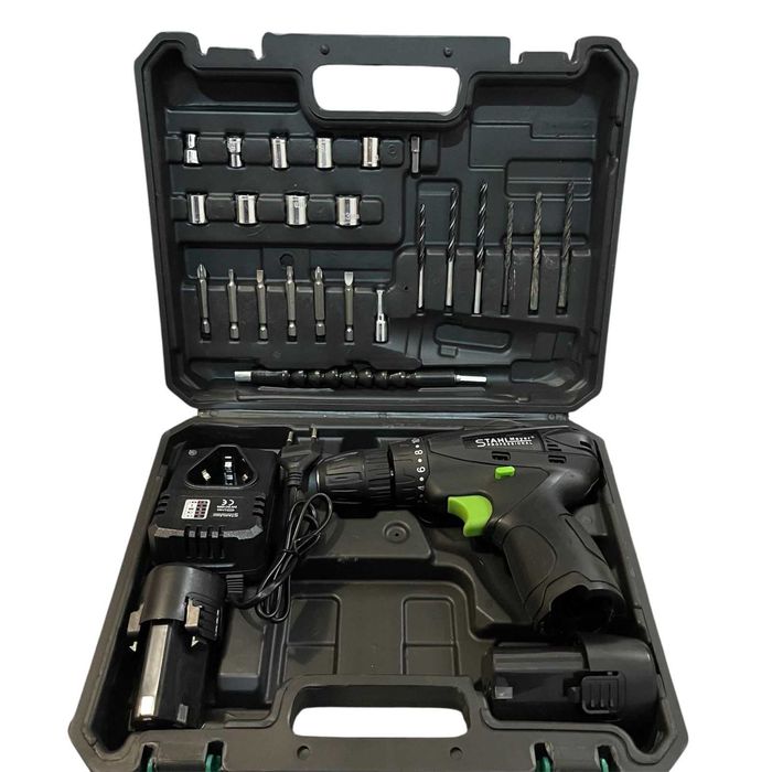 Акумулаторен    Винтоверт 24 части STAHLMAYER 24V