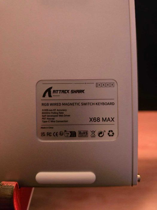 Tastatura Attack Shark X68MAX HE Aluminiu Magnetic Rapid Trigger 8K