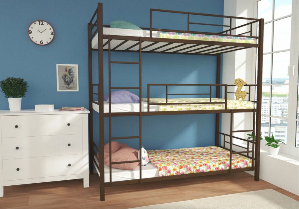 Uchqavatli krovat уч каватли кровать трехяърусное кровать  темир крова