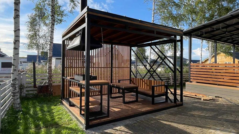 Беседки садовые - изготовление и установка