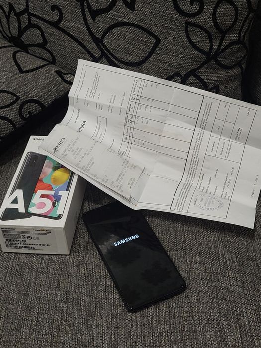 Samsung A51 128 GB liber de rețea cutie acte telefon bun