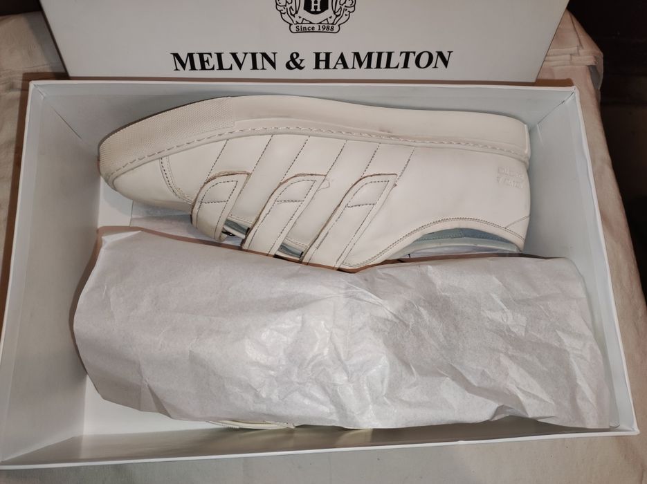 Страхотни мъжки кецове от естествена кожа Melvin&Hamilton №47