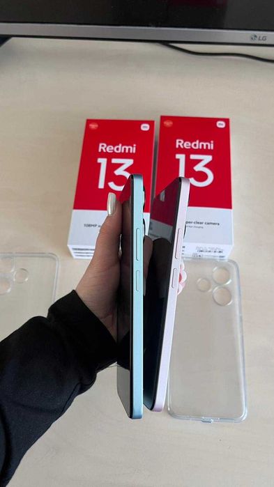 Telefon mobil Xiaomi Redmi 13, 6GB RAM, 128GB, Ocean Blue & Pearl Pink