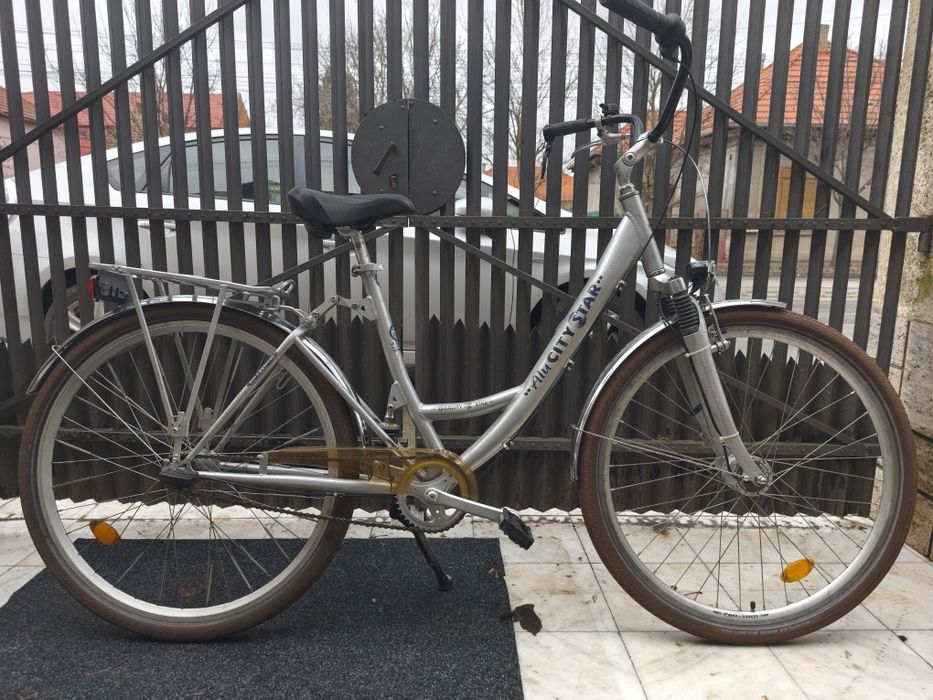 Damă 28 cu 5 viteze în butuc și dublasuspensie