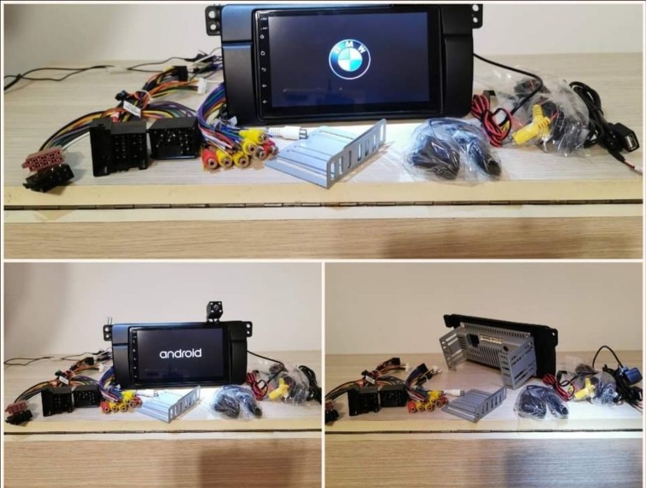 Rama BMW E46 2DIN adaptoare DVD navigatie 7 inch universal