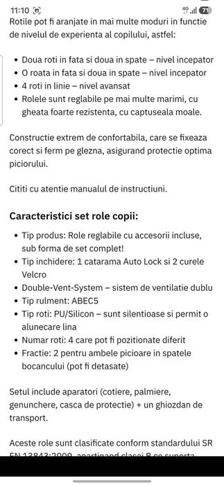 Role reglabile Spiderman