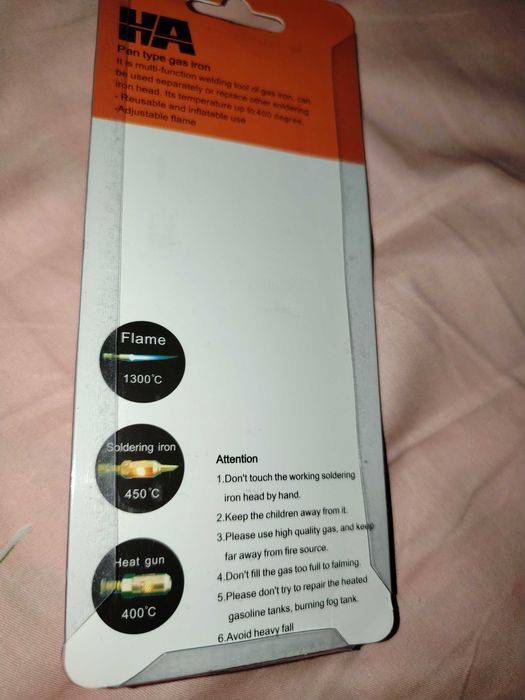 Автоген, Паяльник мини газли