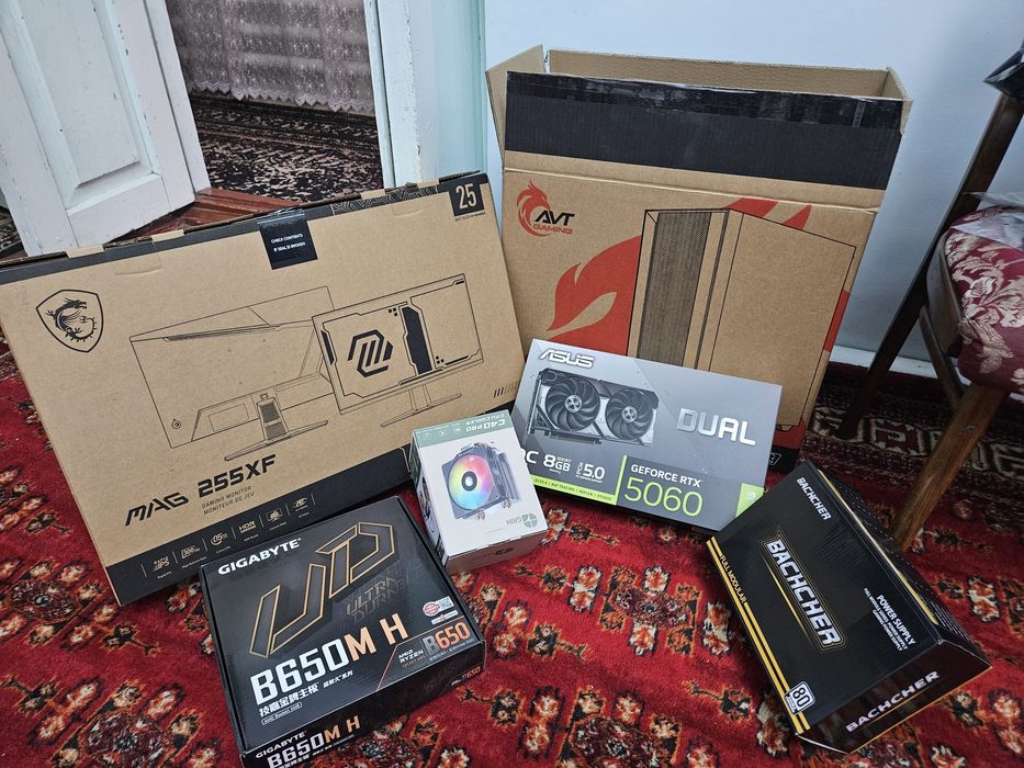 Продам новый пк ryzen 5 7500f