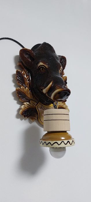Aplica de perete cu cap de animale
