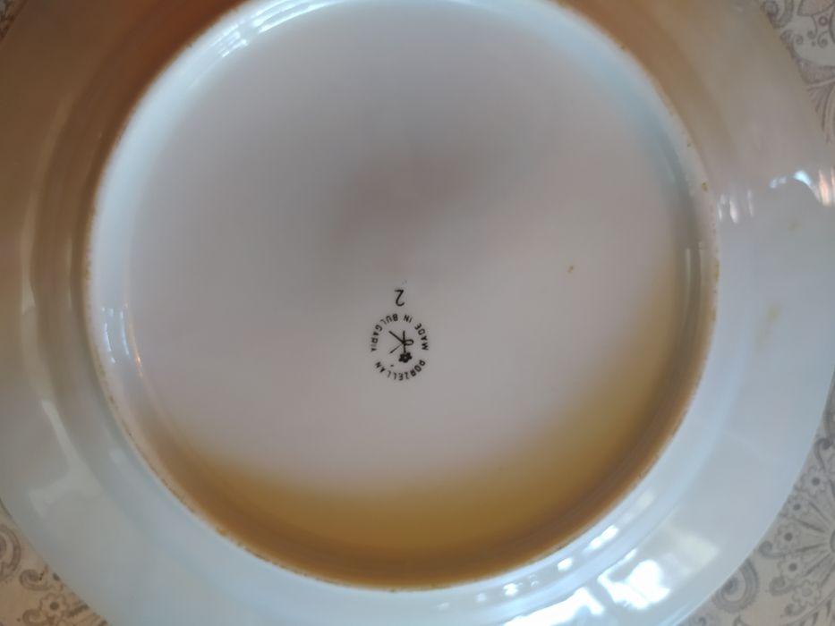 Ретро 12 бр.чинии за хран.--1965г нови Китка Н. пазар--чаши за сладол.