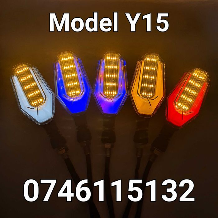 Atv Moto Motocicleta-Semnalizari-Semnalizare LED-Cu Pozitie-Frana-Y15