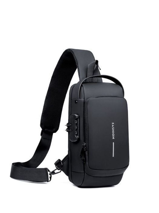 Барсетка бананка эркаклар учун  Кодли қулф + USB порт | Оптом ва роз