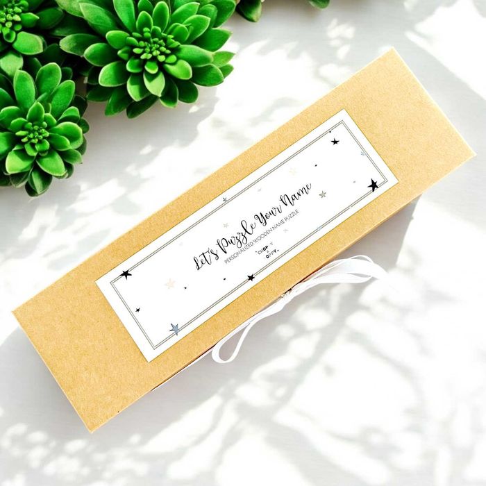 Персонализиран дървен пъзел с име прекрасен подарък за бебе и дете