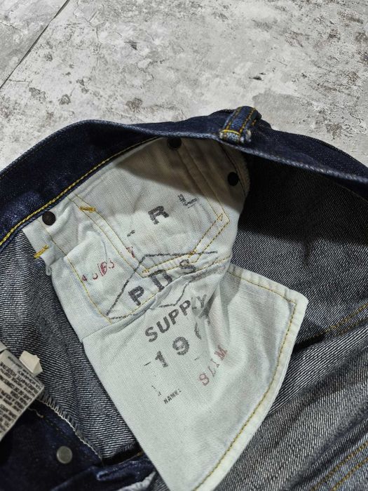 Ralph Lauren Denim & Supply Blugi Raw Denim Jeans Hedi Slimane Rick Owens 33x34