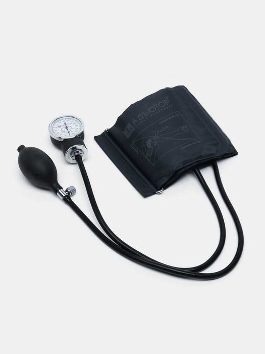 Mexanik tonometr Adyutor, fonendoskop bilan, Rossiya