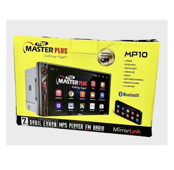 Автомагнитола Master Plus MP5 7” Bluetooth MirrorLink с камерой